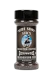 Sure Shot Sid’s Roasted Coffee Gunpowder Seasoning – Smoky BBQ Rub & All-Purpose Grill Seasoning for Beef, Steak, Pork & Vegetables, 4.5 oz