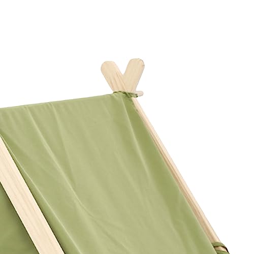 Barraca para Cachorros e Gatos, Casinha para Gatos, Multifuncional, Lavável para Casa (Verde)