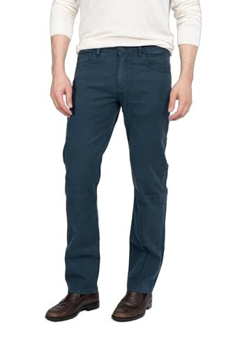 Jack Fit Brushed Blue Denim Sateen