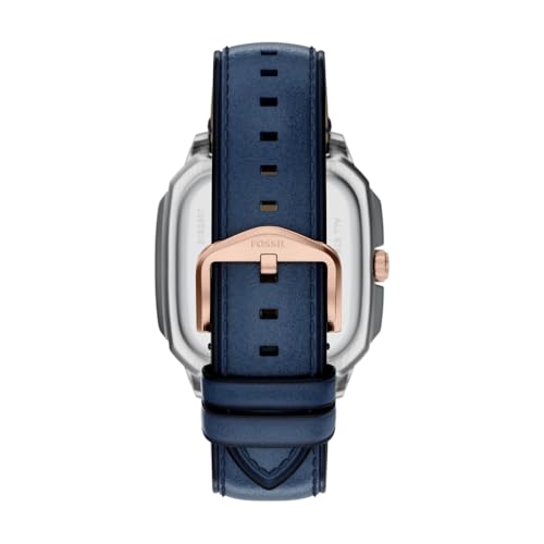 Image of Fossil Crosby Blue Quartz Leather Watch FS6149