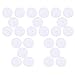 EXCEART 100Pcs Ohrring Pads Silikon Komfort Ohrring Kissen für Clips auf Ohrringe DIY Ohrringe Teile Ohrring Machen Versorgung Klar