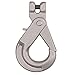 All Material Handling 10CSLH10HT Clevis Self-Locking Hook, Classic Dual Rated G100 Alloy Chain Fitting, 42437" Size, Grey