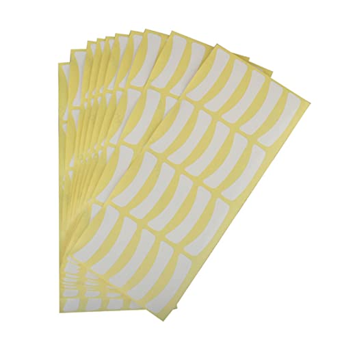 FRCOLOR Skin-Safe Under Eye Pads 100pcs Lash Extension Stickers Grafting Film Absorb Makeup Easy to Use Enhance Beauty Work