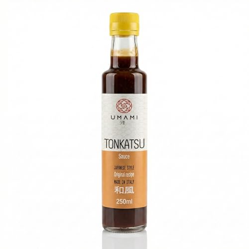 Umami Salsa Tonkatsu Giapponese 250ml - Con Frutta e Verdura BIO - Per Cotoletta Katsu, Katsu Sando e Fritti - Senza Additivi - Gusto Autentico