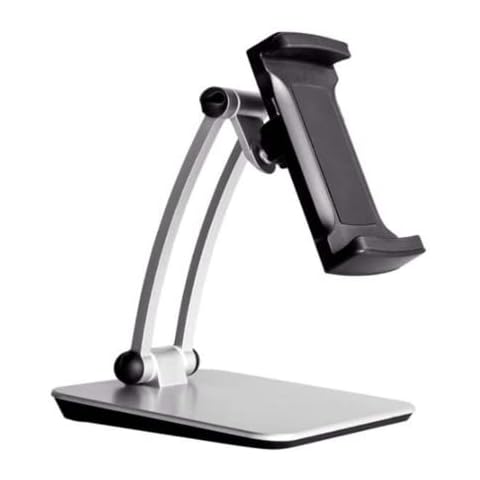 Folding Tablet /Phone Stand For Desk, Adjustable Phone Stand Dock, Desktop Cell Phone Cradle for Tablet, Smartphone, Compatible With iPhone 13 Pro 12 Mini Pro Max 11 Xs Samsung S20 S10 S9 & All iPads Cover