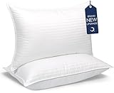 COZSINOOR Pillows for Sleeping Queen Size 2 Pack - Bed Pillows Hotel Quality Cooling Down Alternative Microfiber Filled for Back, Side and Stomach Sleepers, Breathable Skin-Friendly