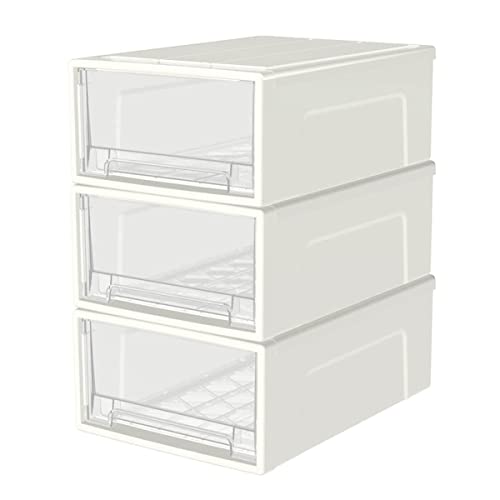 Cetomo Tiroir de rangement 3 tiroirs transparents 14 l Cover