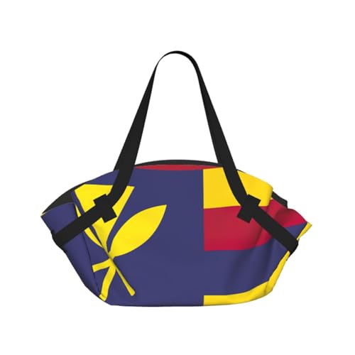 Sac de camping étanche pliable drapeau Hawaï pour éviter le sol mouillé