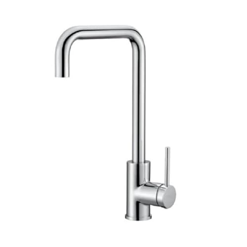 MICE - Grifo de cocina, Monomando para fregadero con cartucho cerámico de Ø 35 mm - Griferia elegante de cocina - Serie LOIRA Cromado - GCR004