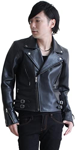 Amazon.co.jp: フリーダムレザー 本革 レザージャケット UKダブル