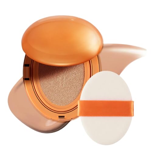 Maquillaje Cushion,Acabado Semi-Mate Impermeable Para Belleza,Maquillaje Base En Cushion Corrector | Uso Diario Viajes Citas Trabajo Fiestas Negocios Cumpleaños Mujeres Esposa