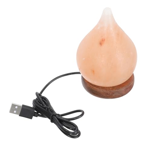 SEWOART Lampada Notturna in Cristallo Di Sale Dell'himalaya Piccola Luce Decorativa Da Tavolo Per Casa Luce Artistica E D'atmosfera Facile Da Usare E Resistente