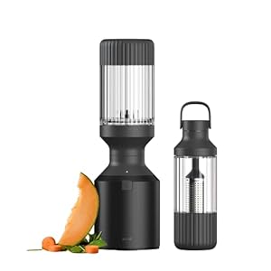 Beast Blender + Hydration System | Blend Smoothies and Shakes, Infuse Water, Kitchen Countertop Design, 1000W (Carbon Black)