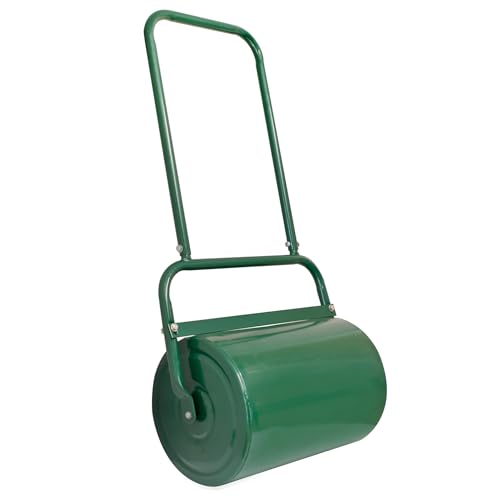 KCT Garden Lawn Roller Standard Heavy Duty 30L Water or Sand Filled Drum Seed Planting