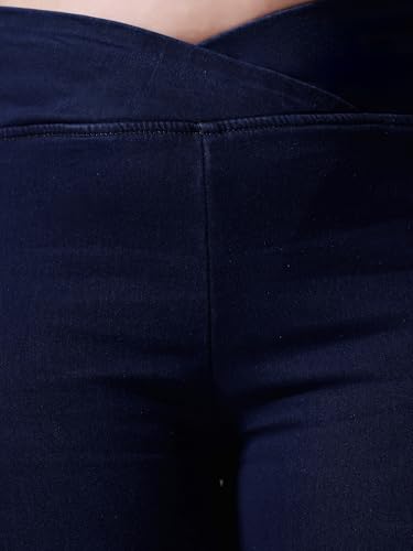 Image of Miss Chase A+ Women's Bootcut High Rise Regular Length Stretchable Denim Jeans