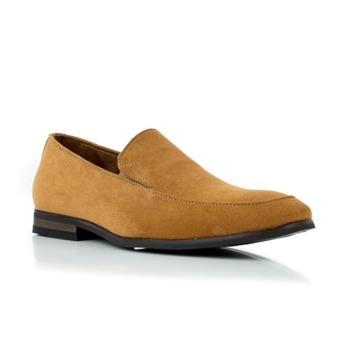 Image of Ferro Aldo Men's Dress Loafer Collection | Modern & Classic Slip-On Styles | Available in Suede, Woven, and Wholecut