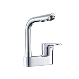 ZZYJYALG Bathroom Faucet Sink Faucet Farmhouse Bathroom Lavatory Sink Faucet Mixer, Single-Handle Fa