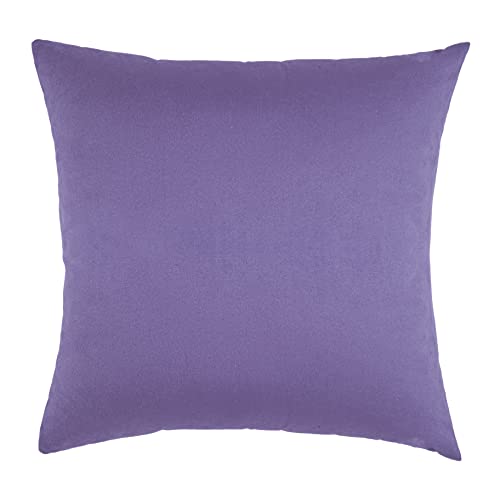 Image of Cazimo Velvet Cushion Covers for Bed, Sofa and Couch - 16 * 16 inches | Ideal for Living Room | Set of 2, Purple