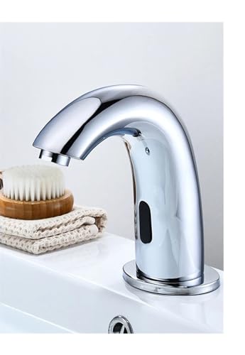 Robinet de lavage à la main chromé idéal pour une salle de bains zen