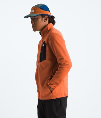 Image of THE NORTH FACE Men's Crest Full Zip Jacket | Water Repellent Fleece Coat, Double Layer Stand Collar & Zip Hand Pockets