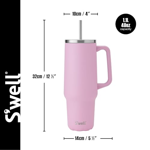 S'well Tumbler XL, Reusable Drinks Tumbler with Straw, Triple-Layered Stainless Steel Bottle - Image 4