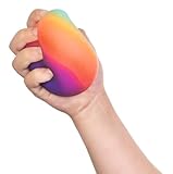 Moses. Happy Day Relax-Ball – Anti-Stressball in Regenbogenfarben, Durchmesser: ca. 6,7 cm, zum Kneten, Fühlen, Entspannen und Abreagieren
