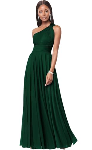 CuteMe Women's One Shoulder Bridesmaid Dress with...