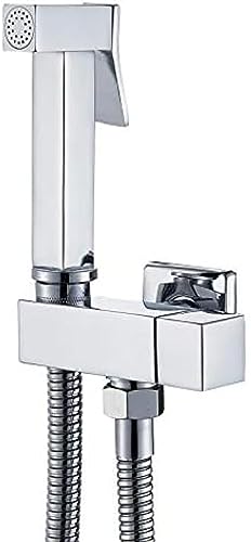 スプレーヘッド壁掛け浴室蛇口シャワー蛇口トイレイスラム教徒真鍮洗濯機タップ-ブラックブロンズ、ブラックブロンズ(Chrome Bidet Faucet)