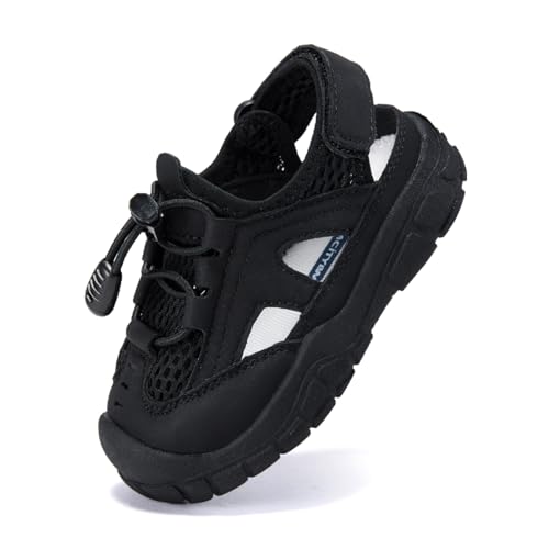 Image of BMCiTYBM Baby Boy Girl Closed Toe Summer Toddler Sandals Lightweight Shoes Infant Non-Slip First Walking Sneakers 6 9 12 18 24 Months 2-3 Years