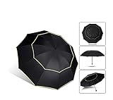 4.Mit ausgezeichneter Handwerkskunst, der Regenschirm steht mehr als einem durchschnittlichen Regenschirm fest gegen den Wind, der leicht stahlrahmen des Lacks, der den Regenschirm backen Stand ist nicht leicht zu rosten.