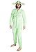 Mandalorian Baby Yoda Jumpsuit, Mandalorian the Child Onesie Damen und Herren, Star Wars Kuschelig Hausanzug, Unisex Fleece Einteiler Für Winter (Grün, M)