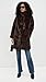 Apparis Women's Blair Coat, Espresso, XL