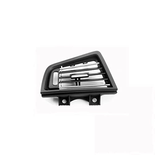 LHD Front Row Wind Left Center Negro Salida de aire acondicionado Panel de rejilla con placa cromada para BMW 5 Serie F10 F18 (izquierda)