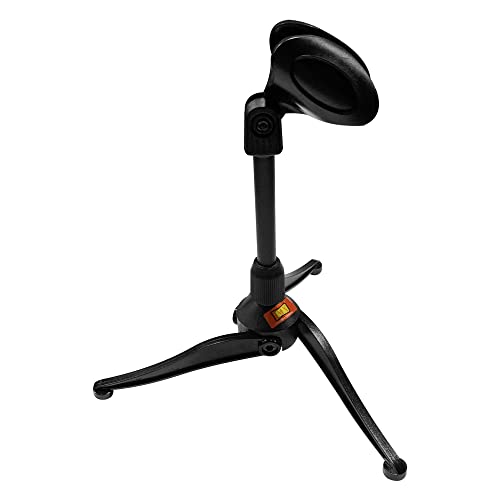 Image of Superlux Adjustable Tripod Stand with Dual Trays Height 2.5 to 4 Feet Foldable Metal Stand for Laptop, Projector, Speaker ( inchAdjustable Desktop Tripod Mic Stand inch)