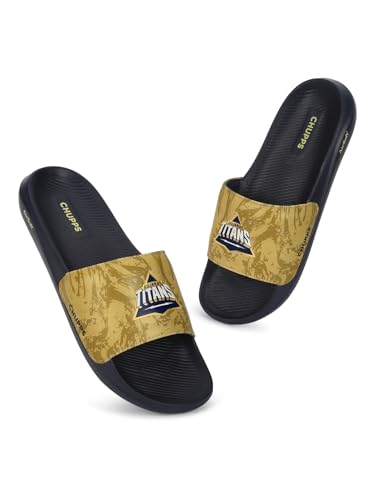 Image of CHUPPS Gt Hero Navy Drift Orthopedic Slippers | Soft Footpharma Footbed | Breathable Ventilation Holes | Lightweight Flip Flops | Anti-Skid Chappals for Everyday For Mens
