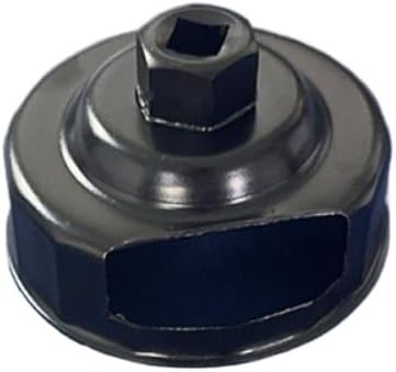 MUSM Oil Filter Wrench Socket for 76mm 14-Flute Oil Filter Cap Removal Compatible with Motorcycle Tools