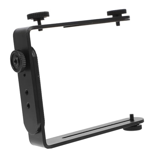 Soporte en L para trípode y flash con tornillo 1/4 ideal para sesiones de retrato en exteriores