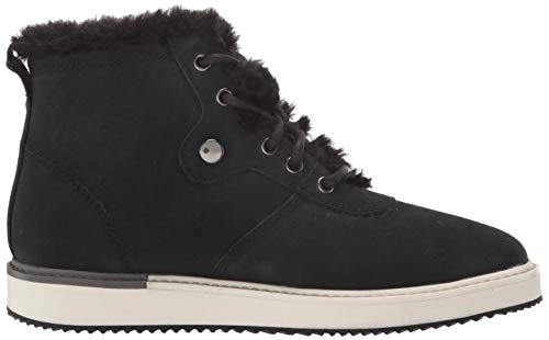 Hush Puppies Women's Sabine Fur Hiker Ankle Boot, Black Suede, 6 M Us #TOP5