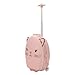Little Me Round Pink Cat 2-Piece Luggage & Mini Backpack Set