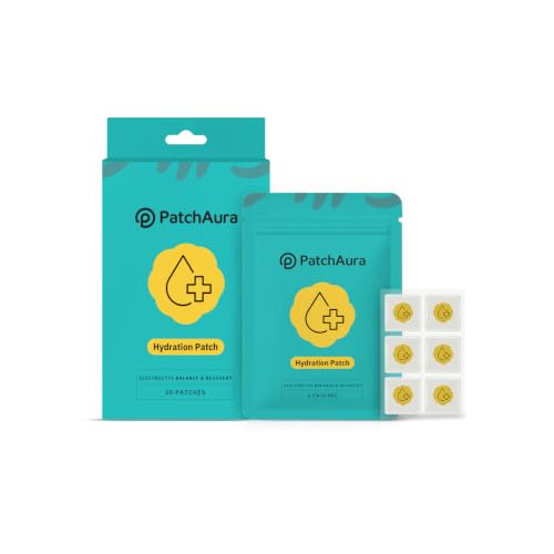 PatchAura Hydration Wellness Patch – Daily Comfort & Active Lifestyle Support Patch – Convenient Topical Patches for On-the-Go Routines – 30 Count