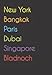 Produktbild New York. Bangkok. Paris. Dubai. Singapore. Bladnoch.: Funny Notebook | Journal | Diary, 110 pages, A5, lined paper. For people loving Bladnoch.