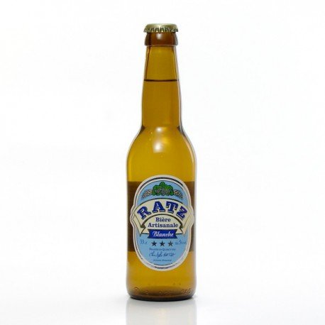 Bière blanche artisanale du Quercy Brasserie Ratz, 33cl Cover