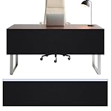 Under Desk Privacy Panel 62 x 15 Inch Self-Adhesive Modesty Panel Table Skirts Privacy Divider for Office Desk Home Studio or Standing Workstation, Easy to Assemble, Black