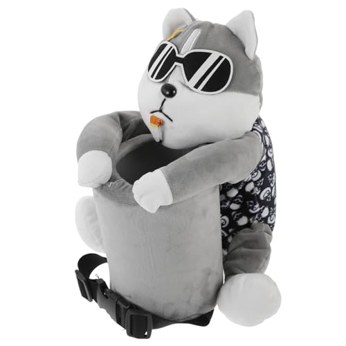 SMASOLO Dispensador de Pañuelos para Coche con Diseño de Dibujos Animados Caja de y Cubo de Basura Integrado Decoración Funcional para Hogar y Oficina