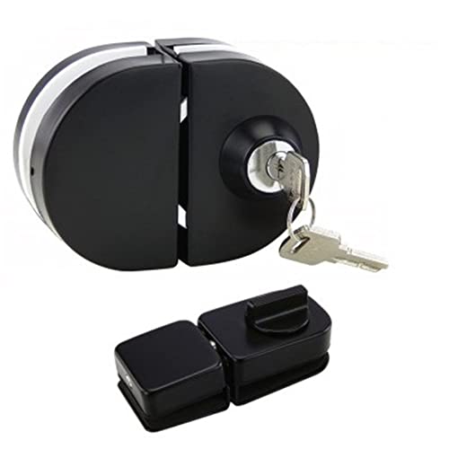 Serrure à chaîne en acier inoxydable design noir mat pour porte