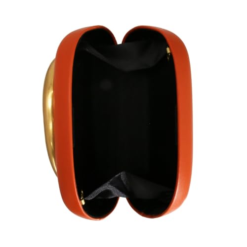 Image of Women PU Leather Metal Handle Handbag Trendy Commuting Compact Stone Purse Hand-held Causal Shoulder Clutch Bag