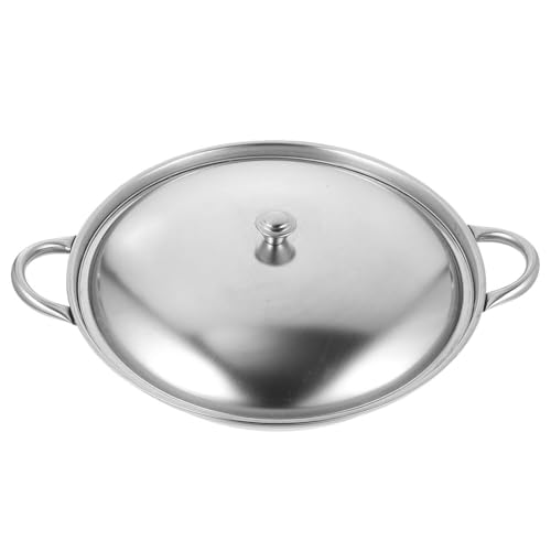 Olla de acero inoxidable ULTECHNOVO con tapa y diseño anti-desbordes miniatura 1