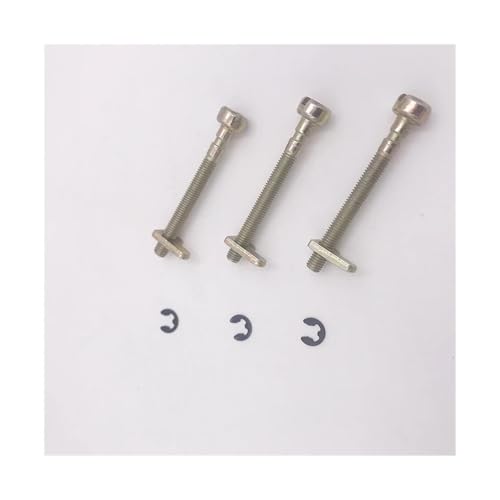 DORFEY Kit de 3 vis de tendeur de chaîne for tronçonneuse H-u-s-q=-v-a-r-n-a 136 137 142, Partner 350 351, McCulloch, MacCat 335 435 440