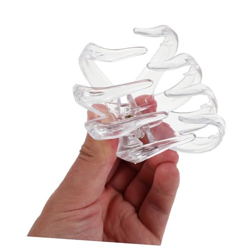 Pinces à cheveux transparente lot de 15 clips élastiques - 4