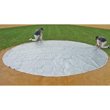 Generic Douglas Weighted Baseball Mound Cover, Dark Green (18' Diameter Pitcher's Mound Cover)